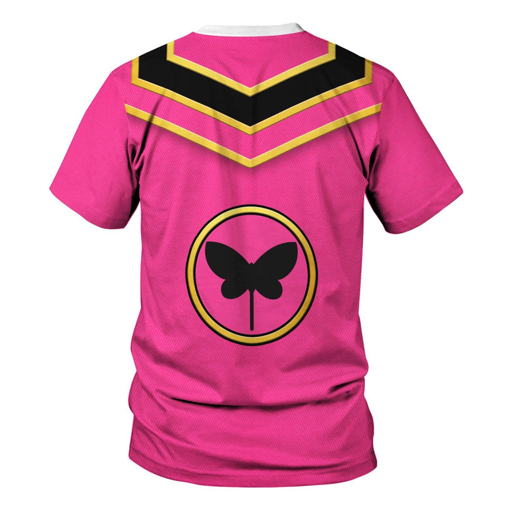 Gearhomie Power Rangers Mystic Force (2006) Pink Costume Hoodie Sweatshirt T-Shirt Tracksuit - Gearhomie.com