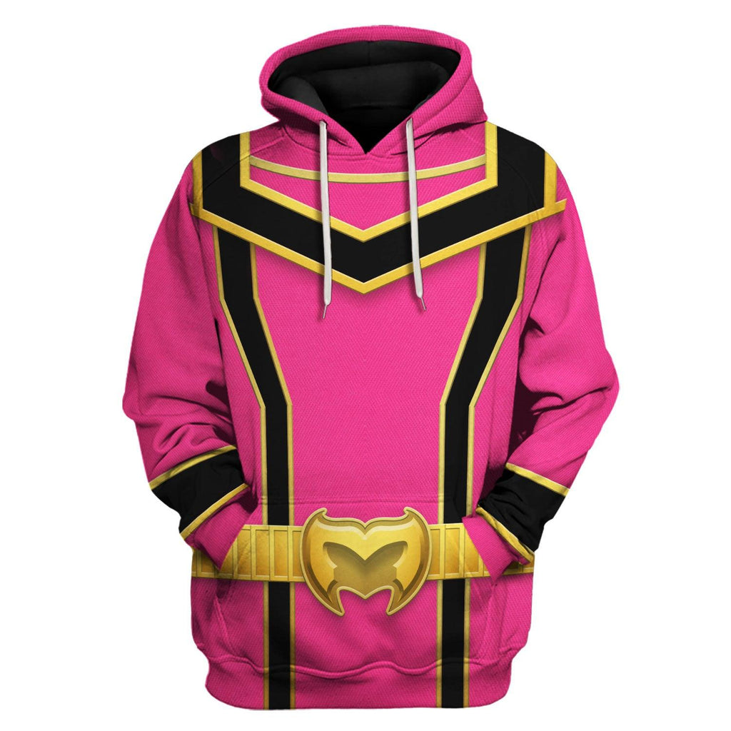 Gearhomie Power Rangers Mystic Force (2006) Pink Costume Hoodie Sweatshirt T-Shirt Tracksuit - Gearhomie.com