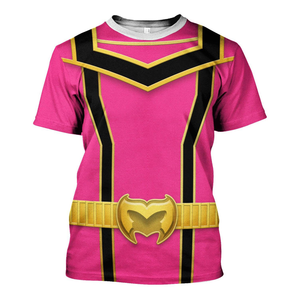 Gearhomie Power Rangers Mystic Force (2006) Pink Costume Hoodie Sweatshirt T-Shirt Tracksuit - Gearhomie.com