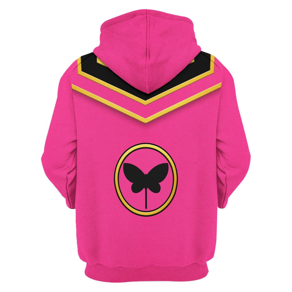 Gearhomie Power Rangers Mystic Force (2006) Pink Costume Hoodie Sweatshirt T-Shirt Tracksuit - Gearhomie.com