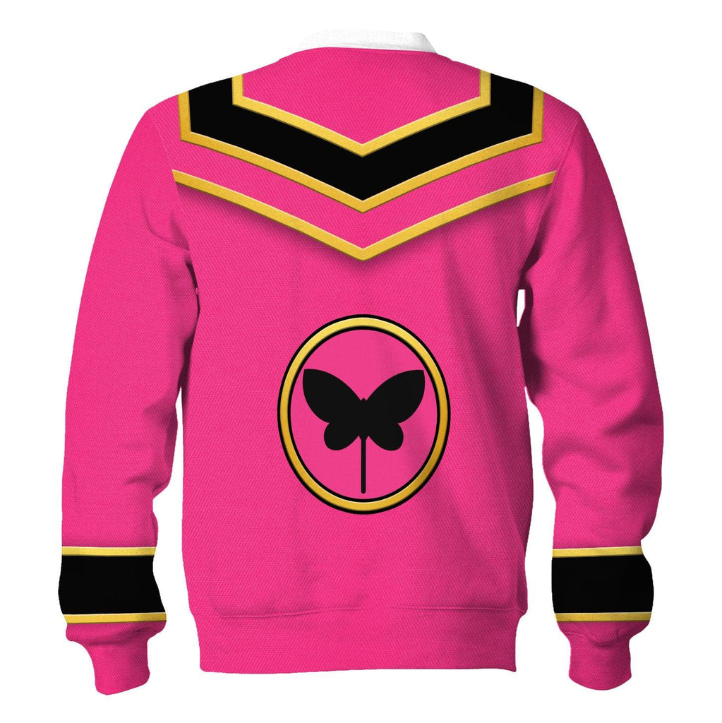 Gearhomie Power Rangers Mystic Force (2006) Pink Costume Hoodie Sweatshirt T-Shirt Tracksuit - Gearhomie.com