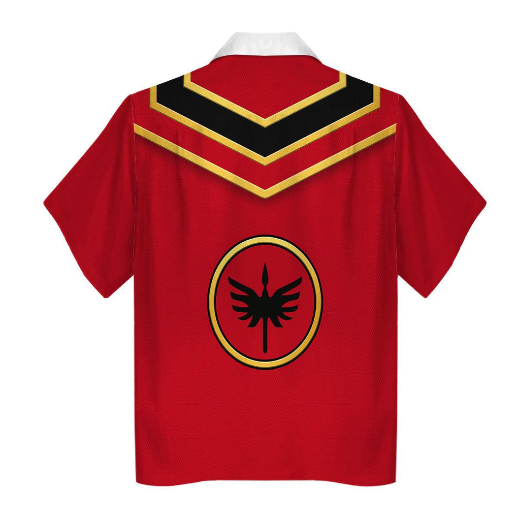 Gearhomie Power Rangers Mystic Force (2006) Red Costume Hoodie Sweatshirt T-Shirt Tracksuit - Gearhomie.com