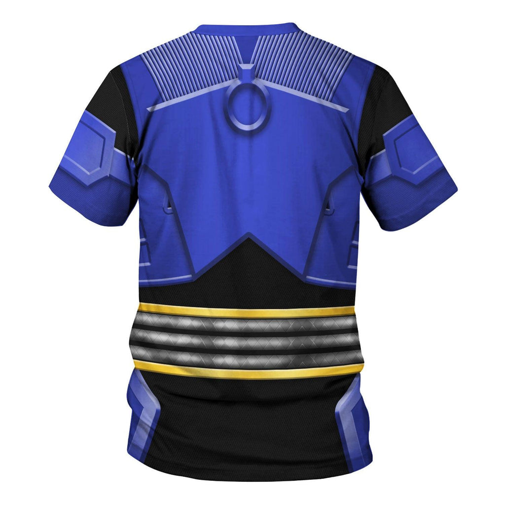 Gearhomie Power Rangers Shogun Blue Costume Hoodie Sweatshirt T-Shirt Tracksuit - Gearhomie.com