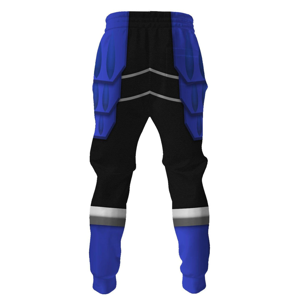 Gearhomie Power Rangers Shogun Blue Costume Hoodie Sweatshirt T-Shirt Tracksuit - Gearhomie.com