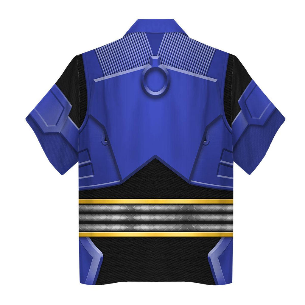 Gearhomie Power Rangers Shogun Blue Costume Hoodie Sweatshirt T-Shirt Tracksuit - Gearhomie.com