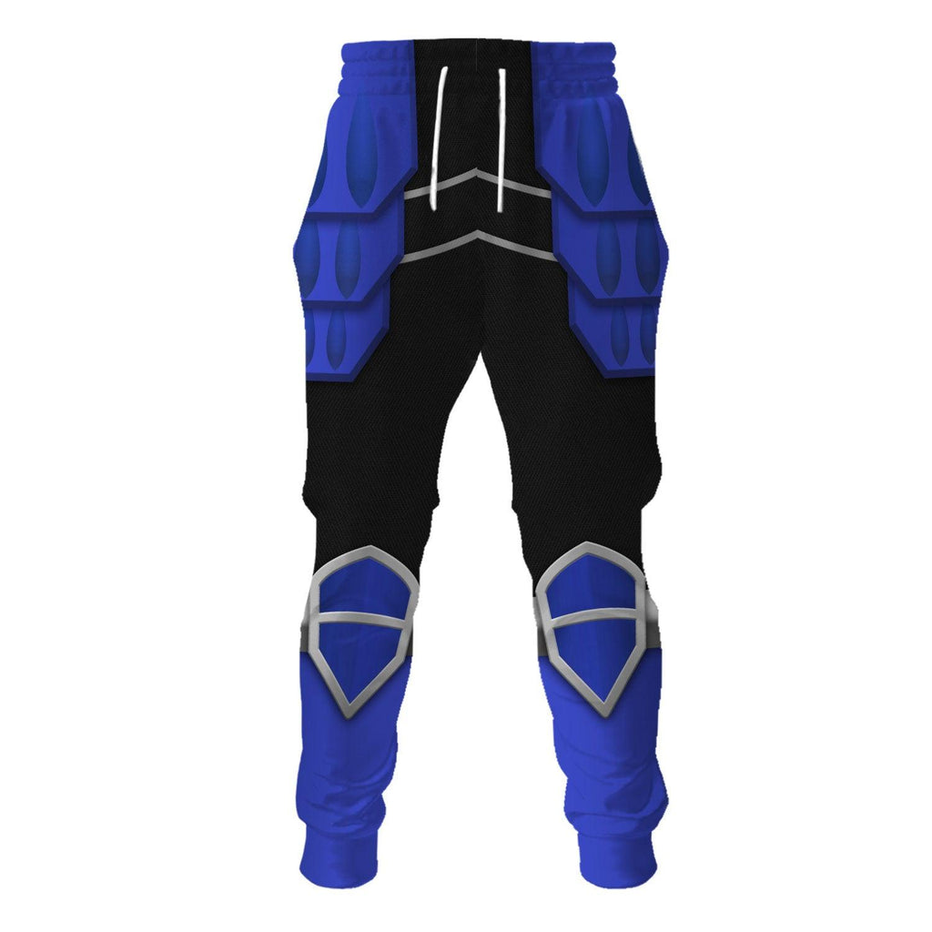 Gearhomie Power Rangers Shogun Blue Costume Hoodie Sweatshirt T-Shirt Tracksuit - Gearhomie.com