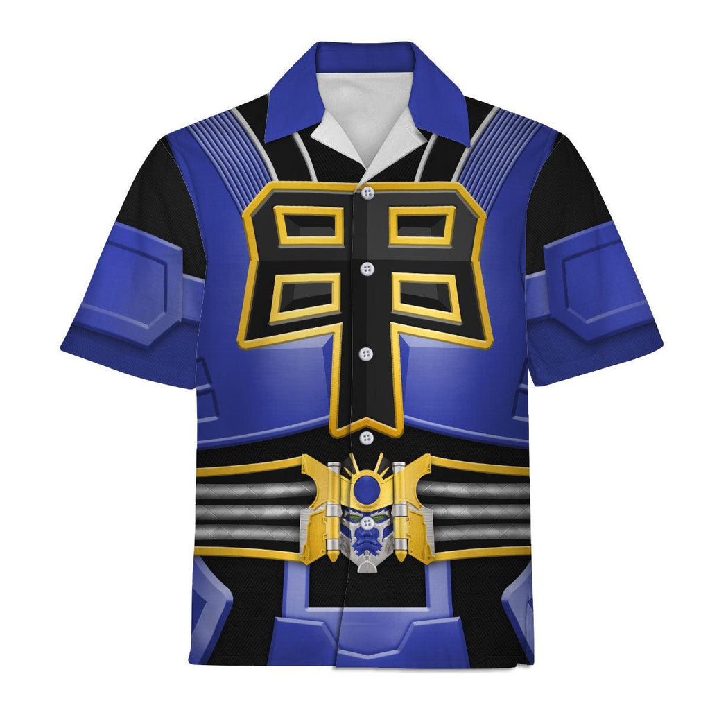 Gearhomie Power Rangers Shogun Blue Costume Hoodie Sweatshirt T-Shirt Tracksuit - Gearhomie.com