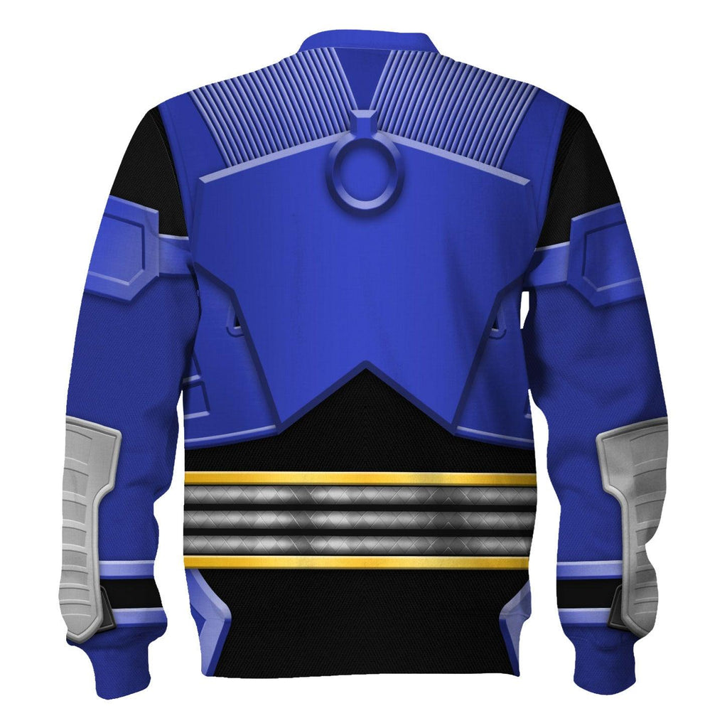 Gearhomie Power Rangers Shogun Blue Costume Hoodie Sweatshirt T-Shirt Tracksuit - Gearhomie.com