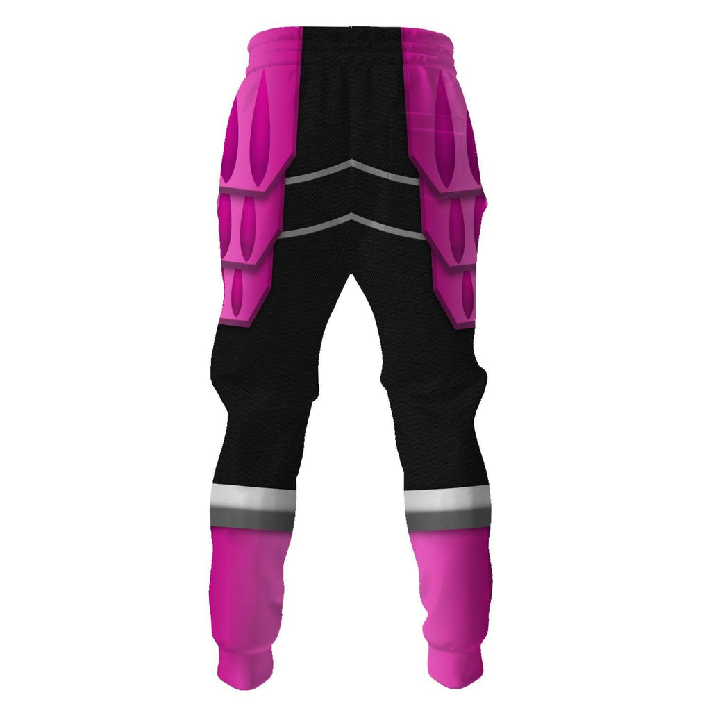 Gearhomie Power Rangers Shogun Pink Costume Hoodie Sweatshirt T-Shirt Tracksuit - Gearhomie.com