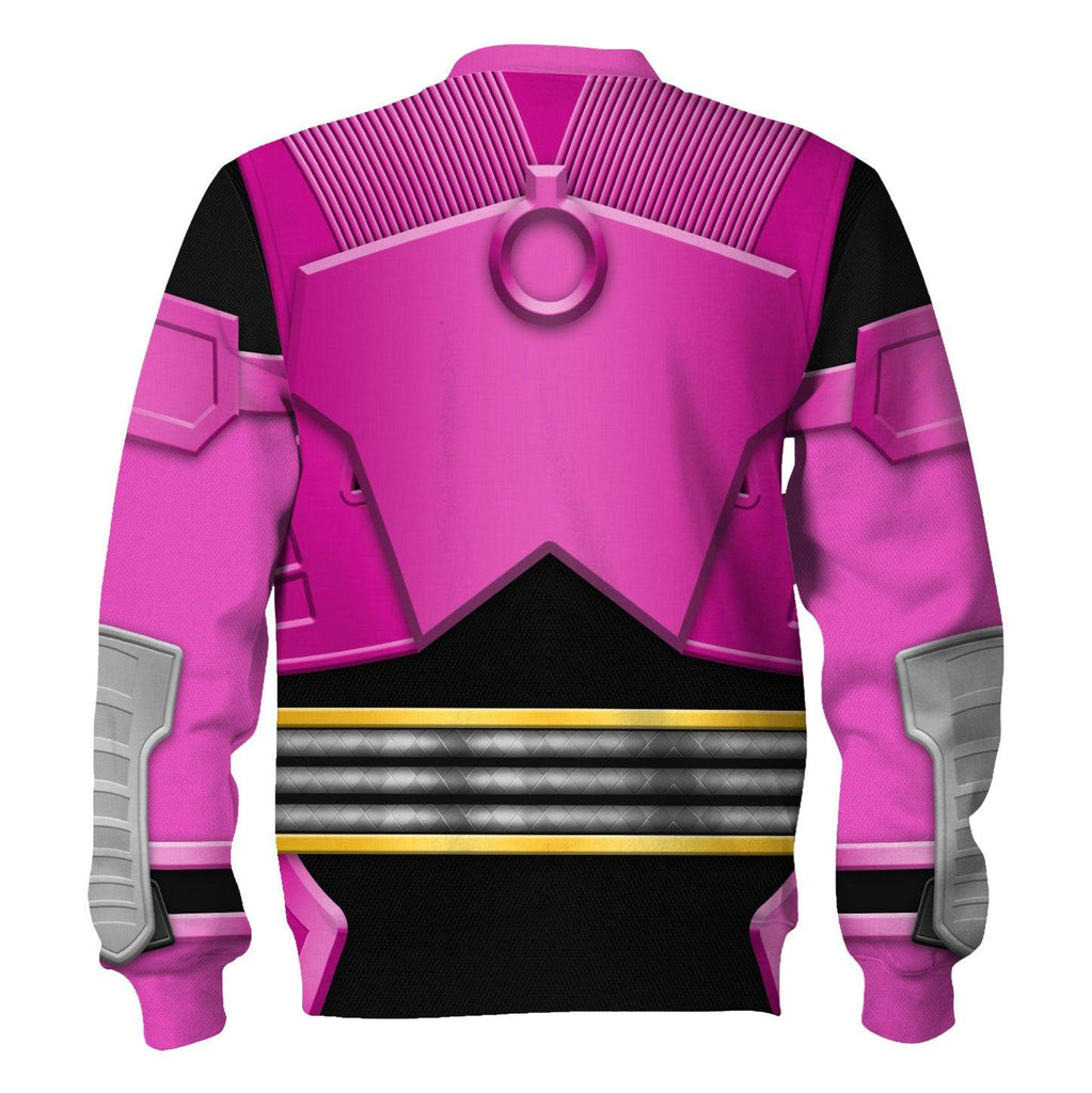 Gearhomie Power Rangers Shogun Pink Costume Hoodie Sweatshirt T-Shirt Tracksuit - Gearhomie.com