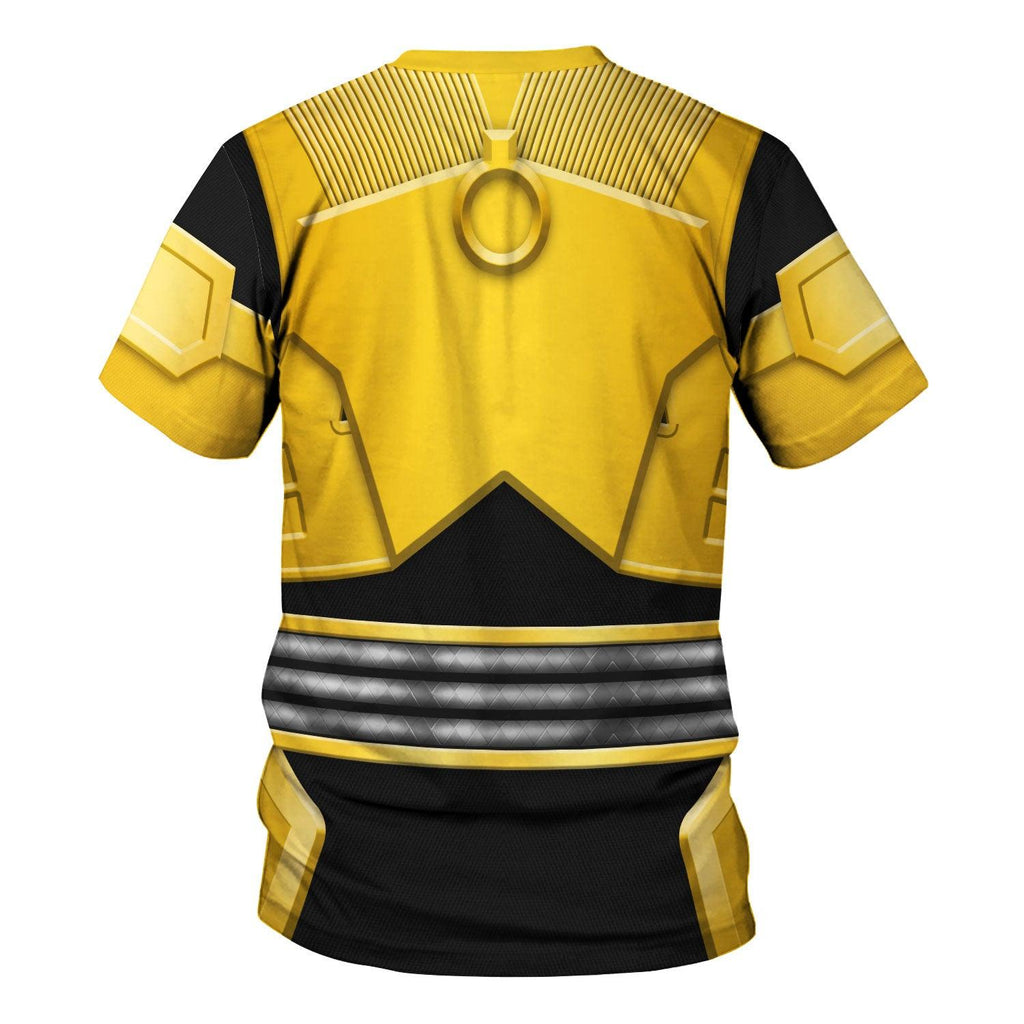 Gearhomie Power Rangers Shogun Yellow Costume Hoodie Sweatshirt T-Shirt Tracksuit - Gearhomie.com