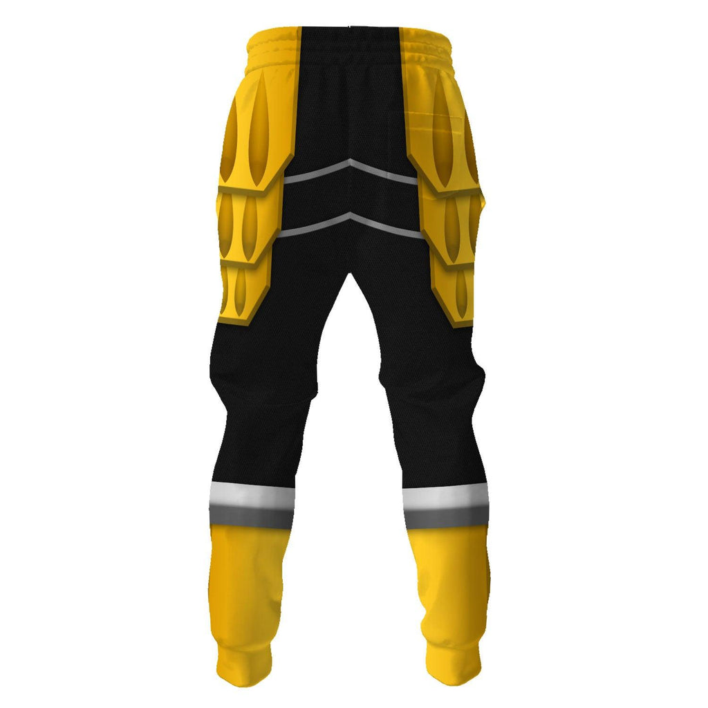 Gearhomie Power Rangers Shogun Yellow Costume Hoodie Sweatshirt T-Shirt Tracksuit - Gearhomie.com