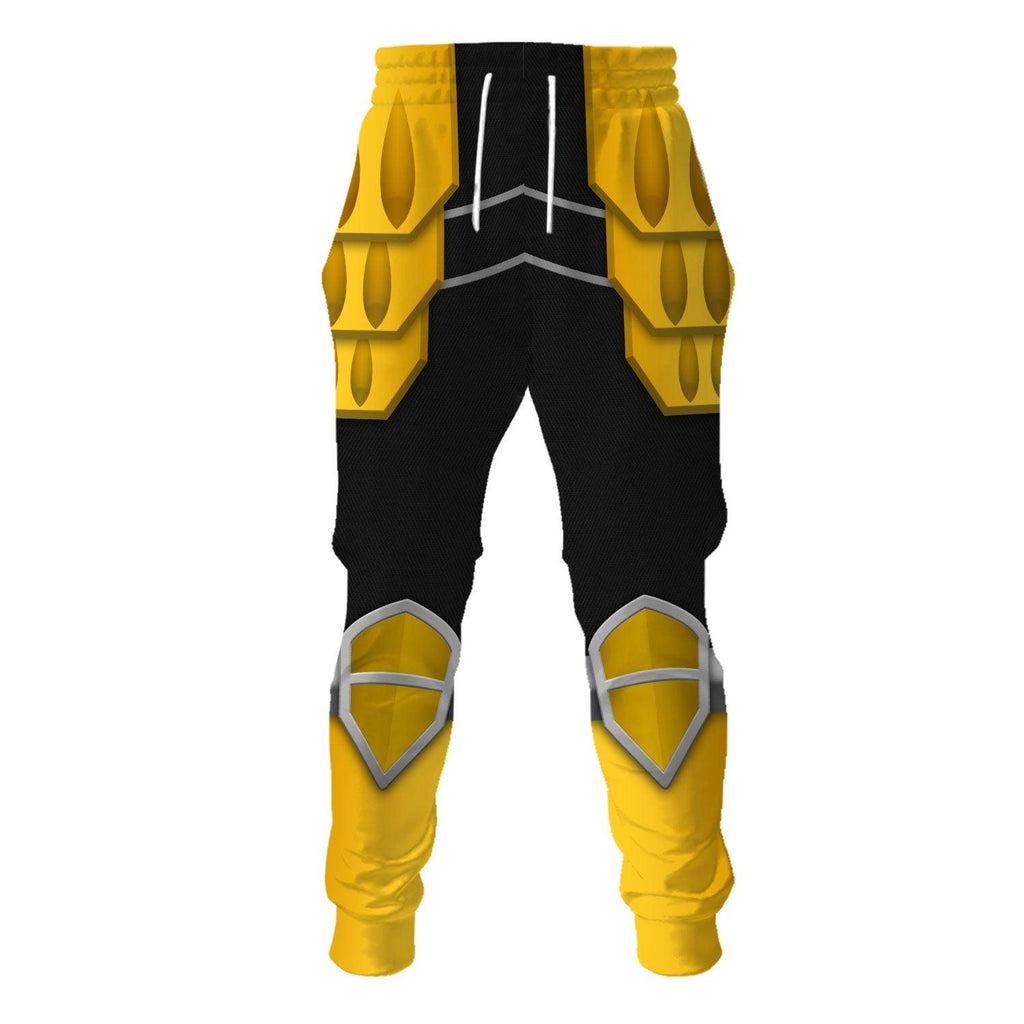 Gearhomie Power Rangers Shogun Yellow Costume Hoodie Sweatshirt T-Shirt Tracksuit - Gearhomie.com