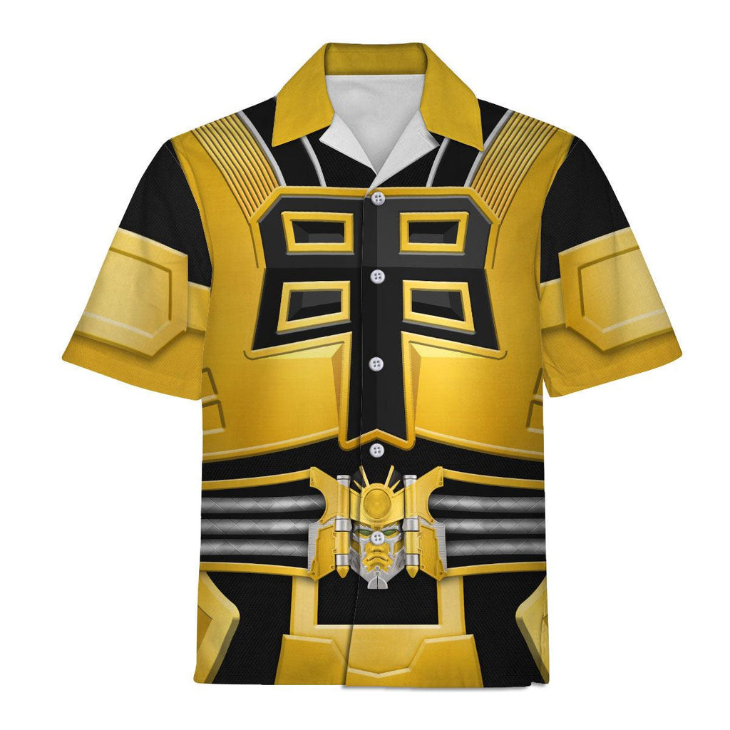 Gearhomie Power Rangers Shogun Yellow Costume Hoodie Sweatshirt T-Shirt Tracksuit - Gearhomie.com