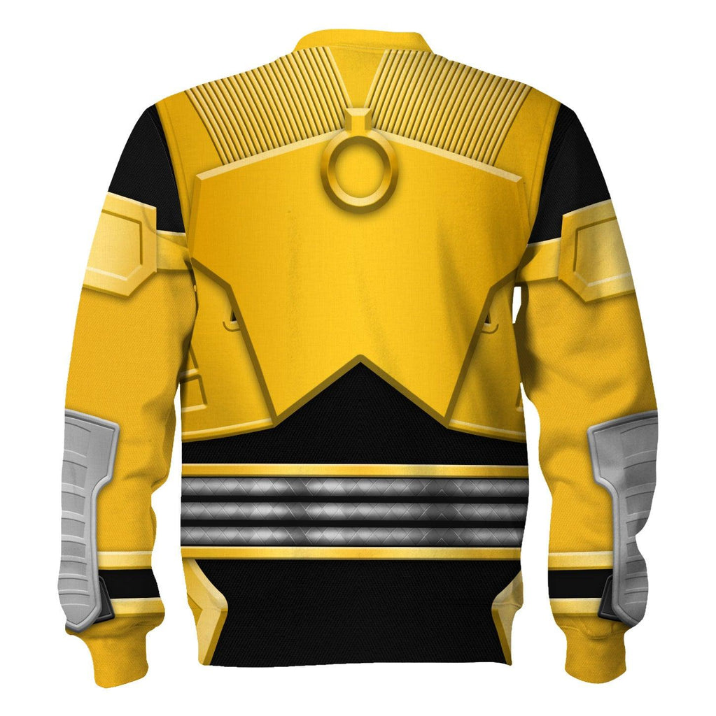 Gearhomie Power Rangers Shogun Yellow Costume Hoodie Sweatshirt T-Shirt Tracksuit - Gearhomie.com