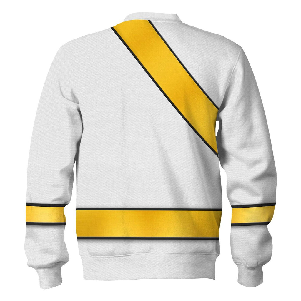 Gearhomie Power Rangers Wild Force White Costume Hoodie Sweatshirt T-Shirt Tracksuit - Gearhomie.com