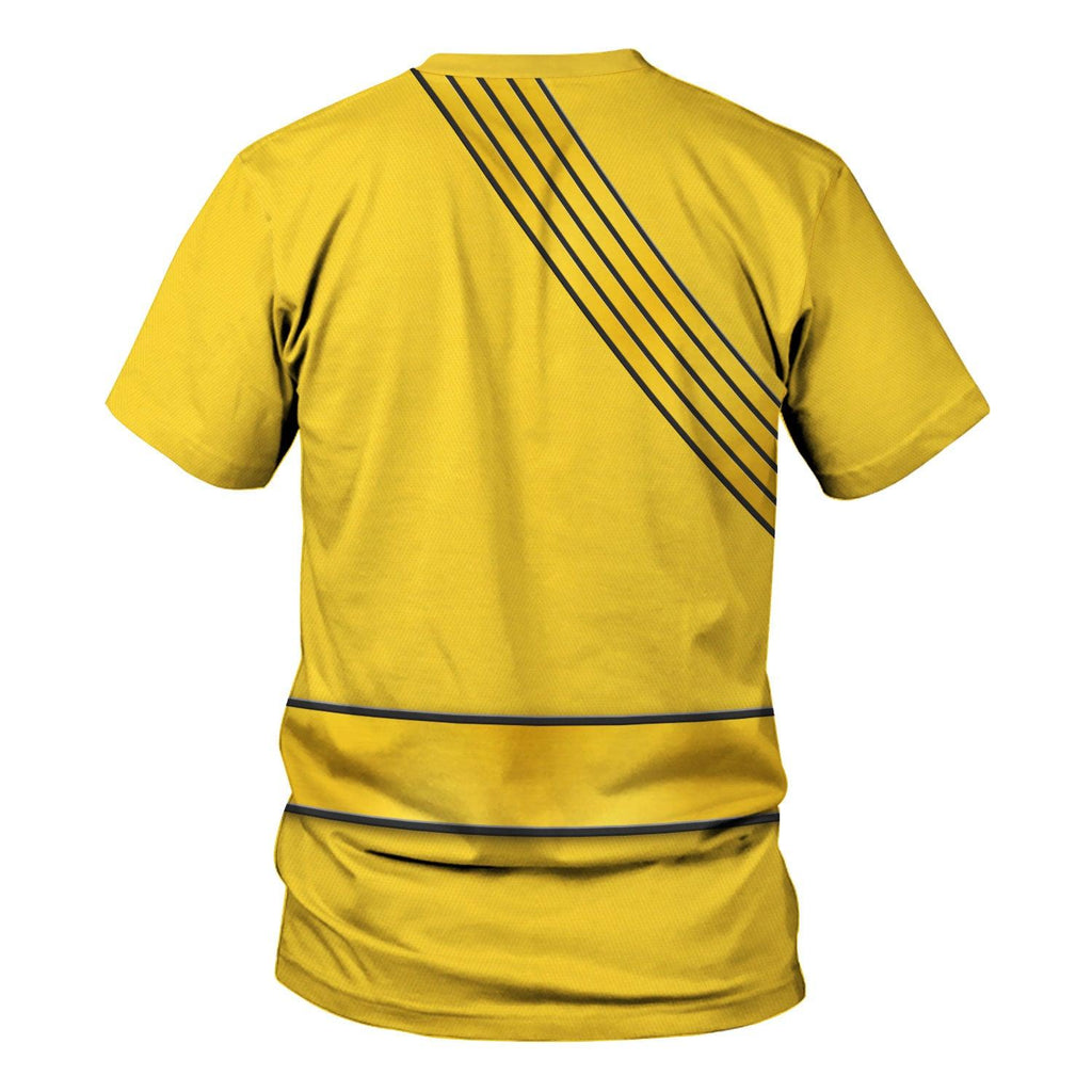 Gearhomie Power Rangers Wild Force Yellow Costume Hoodie Sweatshirt T-Shirt Tracksuit - Gearhomie.com