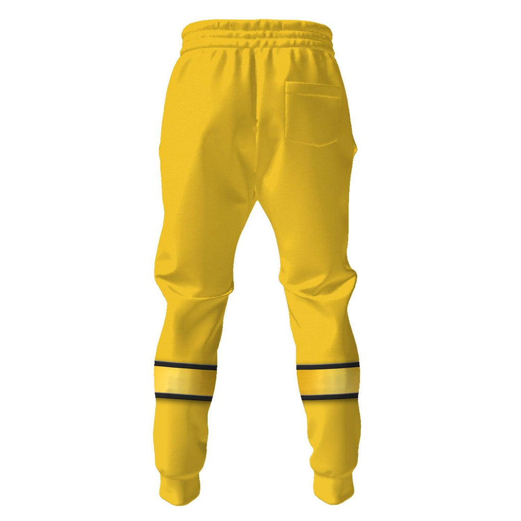 Gearhomie Power Rangers Wild Force Yellow Costume Hoodie Sweatshirt T-Shirt Tracksuit - Gearhomie.com