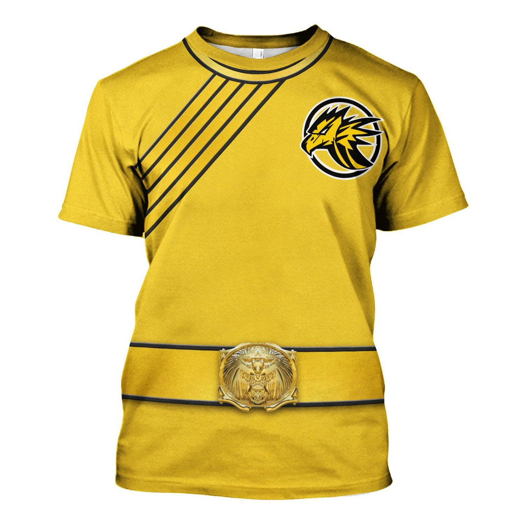 Gearhomie Power Rangers Wild Force Yellow Costume Hoodie Sweatshirt T-Shirt Tracksuit - Gearhomie.com