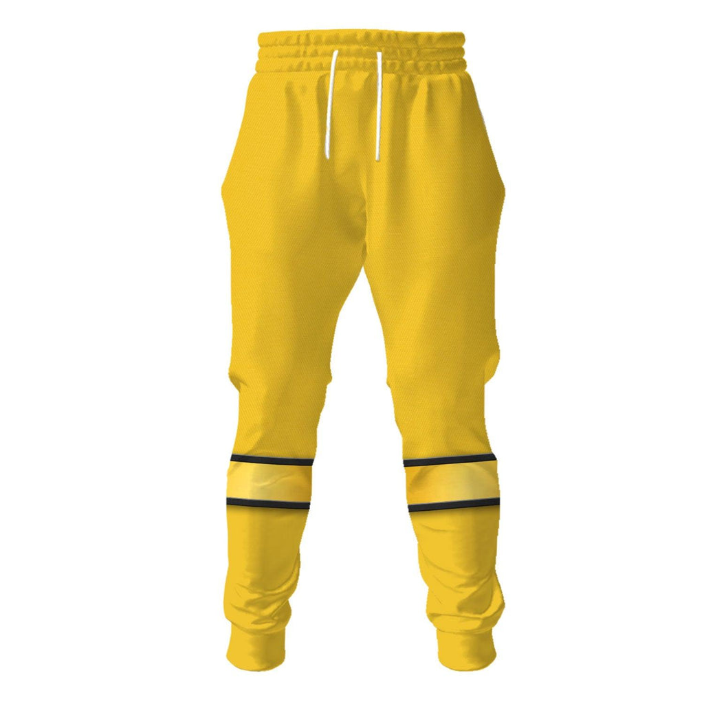 Gearhomie Power Rangers Wild Force Yellow Costume Hoodie Sweatshirt T-Shirt Tracksuit - Gearhomie.com