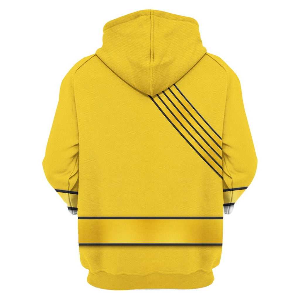 Gearhomie Power Rangers Wild Force Yellow Costume Hoodie Sweatshirt T-Shirt Tracksuit - Gearhomie.com