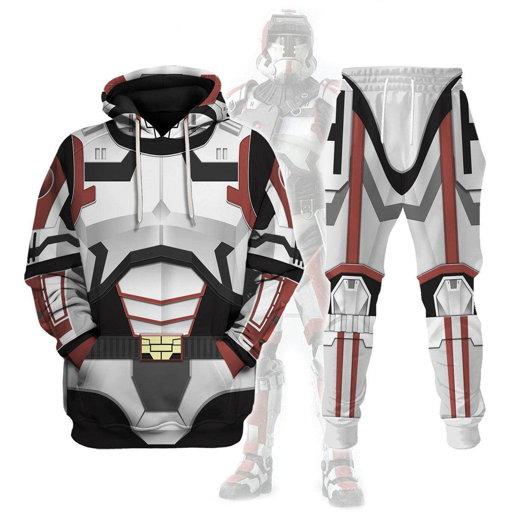 Gearhomie Republik Trooper Armor Costume Hoodie Sweatshirt T-Shirt Sweatpants - Gearhomie.com