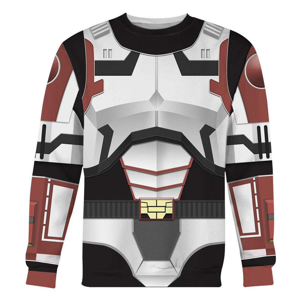 Gearhomie Republik Trooper Armor Costume Hoodie Sweatshirt T-Shirt Sweatpants - Gearhomie.com