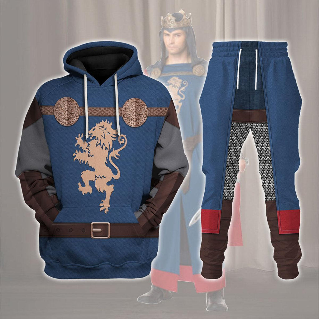 Gearhomie Richard I of England Middle Ages Knight Costume Hoodie Sweatshirt T-Shirt Tracksuit - Gearhomie.com