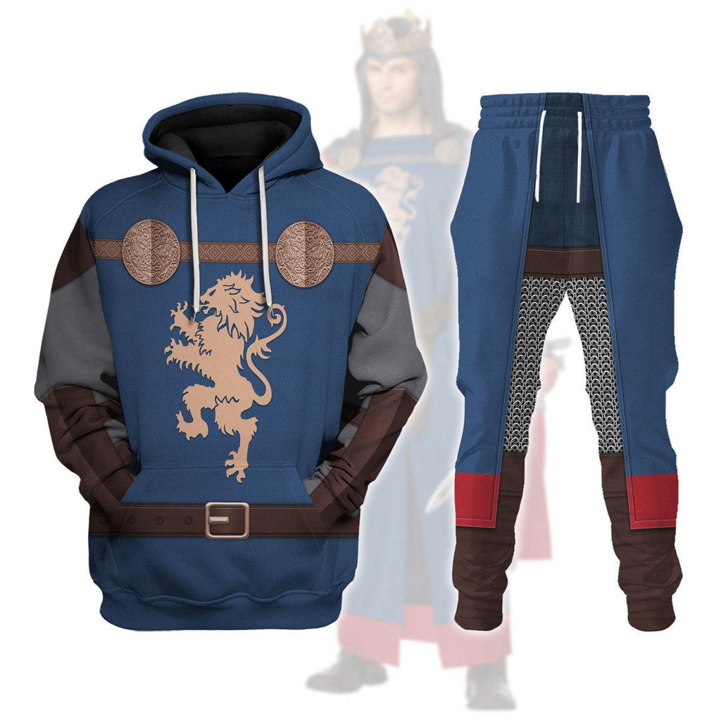 Gearhomie Richard I of England Middle Ages Knight Costume Hoodie Sweatshirt T-Shirt Tracksuit - Gearhomie.com