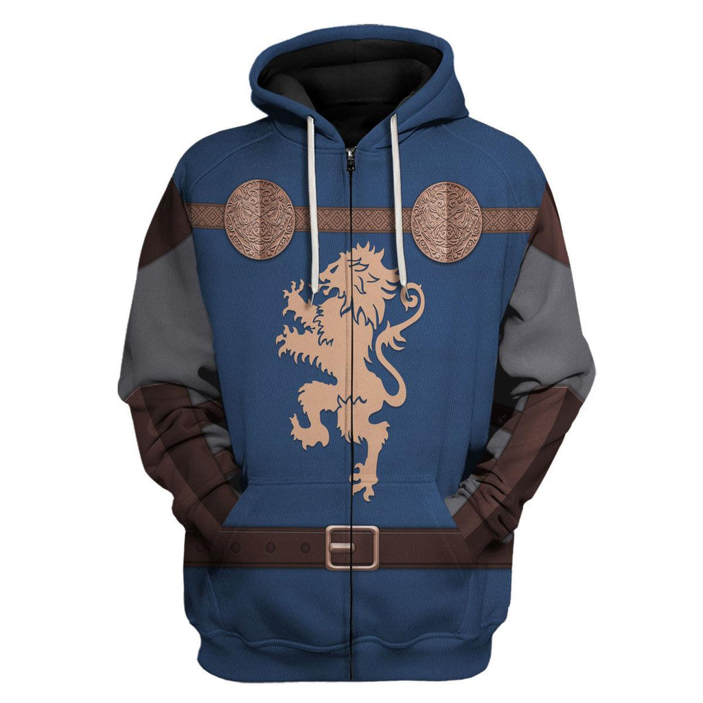 Gearhomie Richard I of England Middle Ages Knight Costume Hoodie Sweatshirt T-Shirt Tracksuit - Gearhomie.com