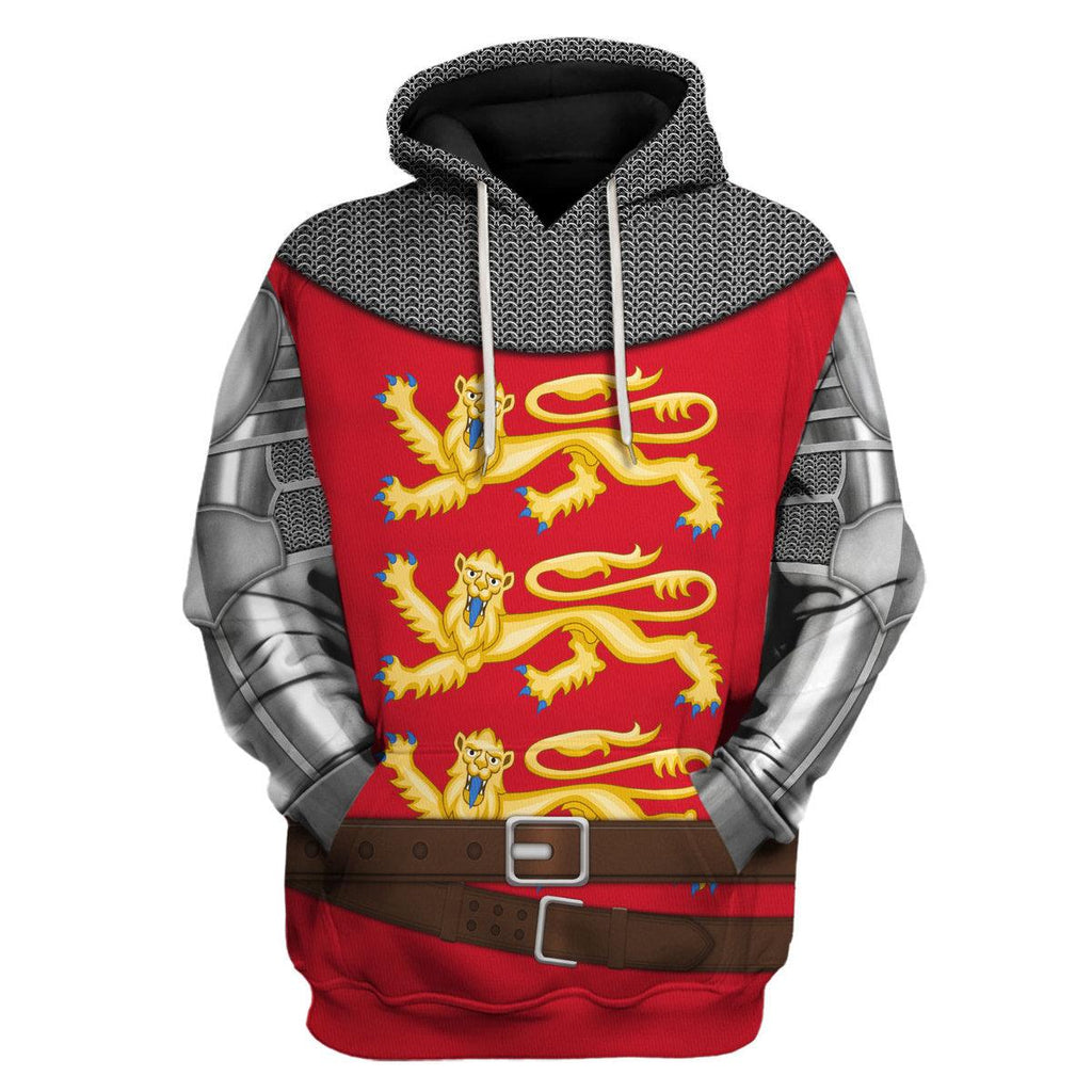 Gearhomie Richard The Lionheart Knight A Royal Heraldry Costume Hoodie Sweatshirt T-Shirt Tracksuit - Gearhomie.com