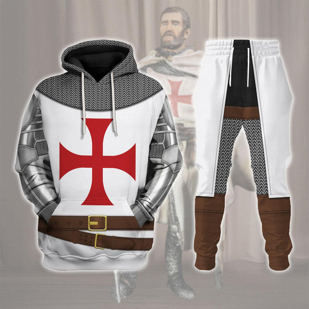 Gearhomie Richard The Lionheart Knight Costume Hoodie Sweatshirt T-Shirt Tracksuit - Gearhomie.com