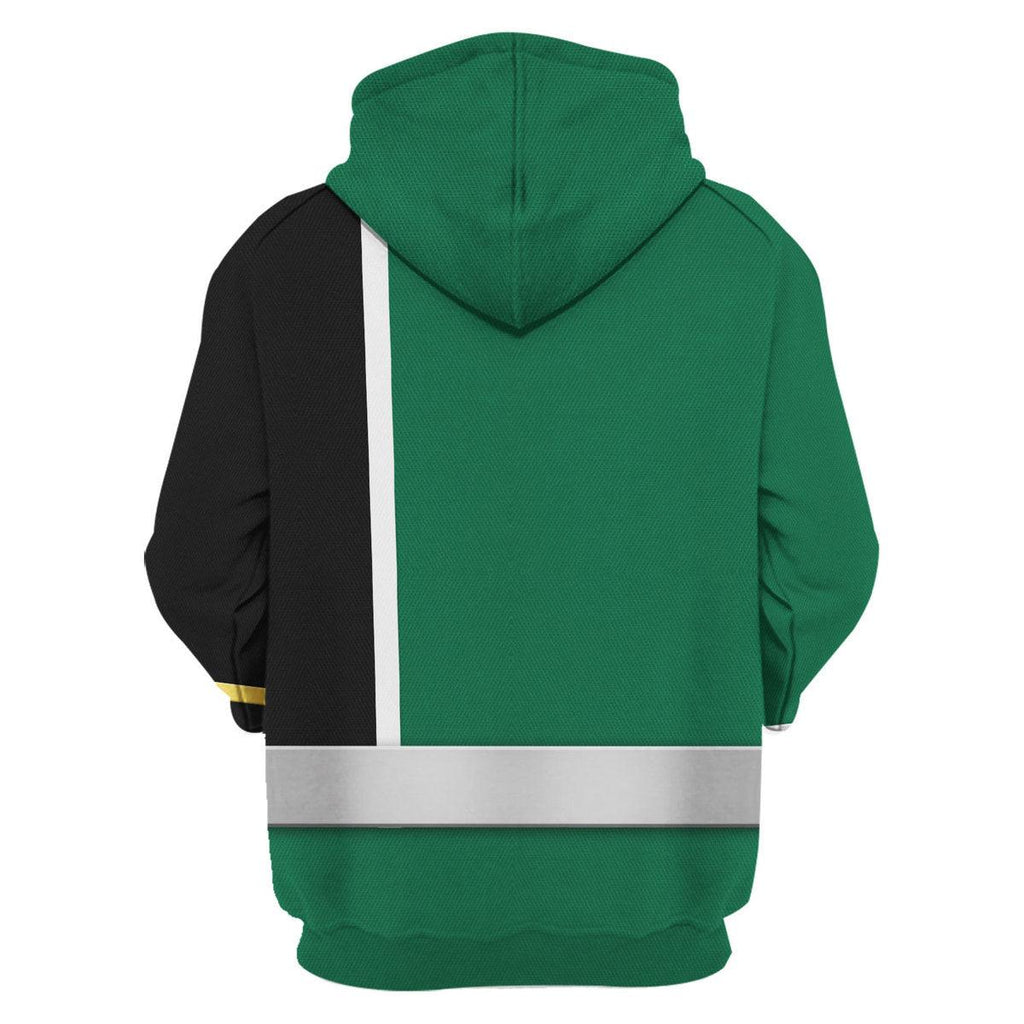 Gearhomie S.P.D Green Ranger Hoodies Sweatshirt T-shirt Sweatpants Hawaiian Tracksuit - Gearhomie.com