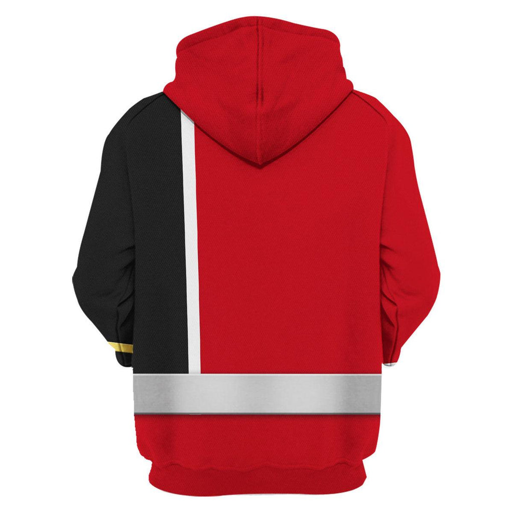 Gearhomie S.P.D Red Ranger Hoodies Sweatshirt T-shirt Sweatpants Hawaiian Tracksuit - Gearhomie.com