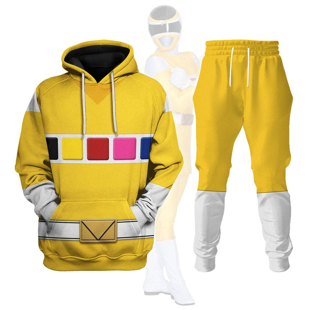 Gearhomie Yellow Space Ranger Hoodies Sweatshirt T-shirt Hawaiian Tracksuit - Gearhomie.com