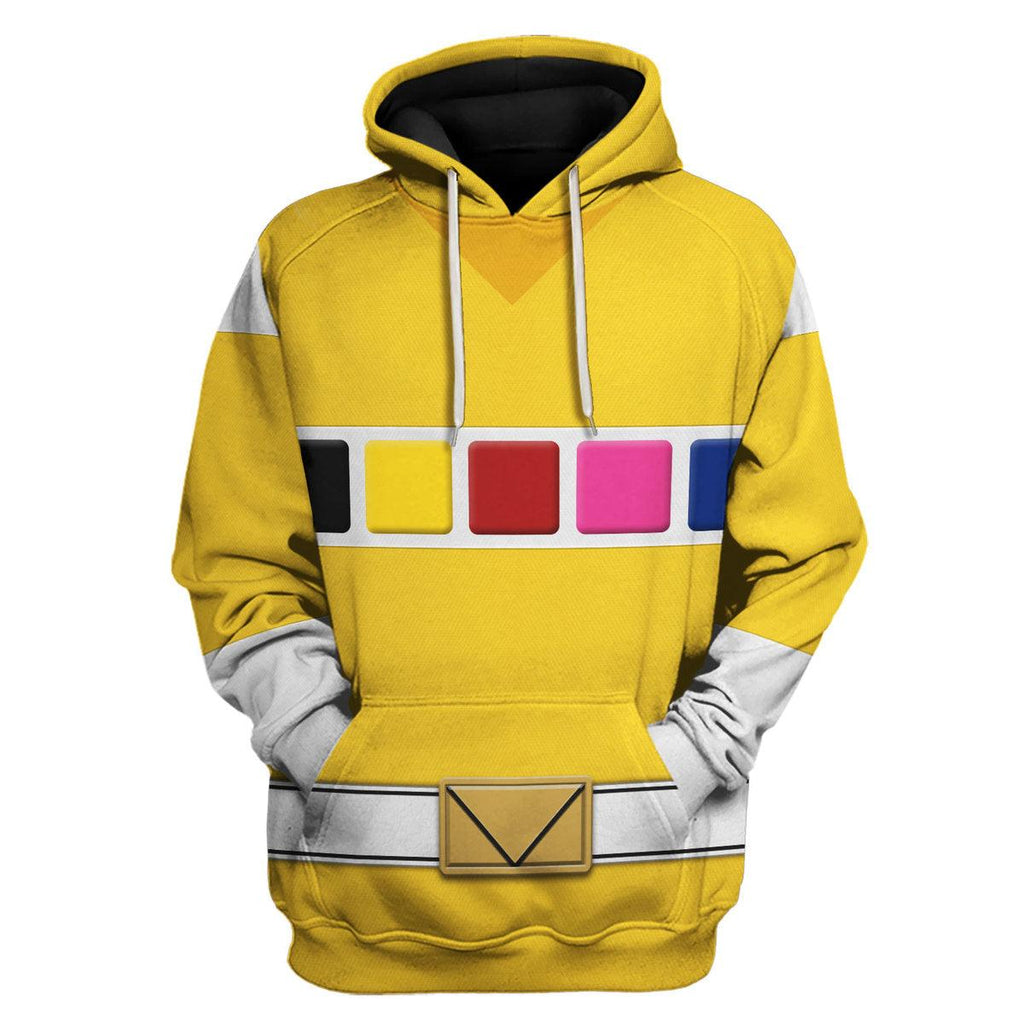 Gearhomie Yellow Space Ranger Hoodies Sweatshirt T-shirt Hawaiian Tracksuit - Gearhomie.com