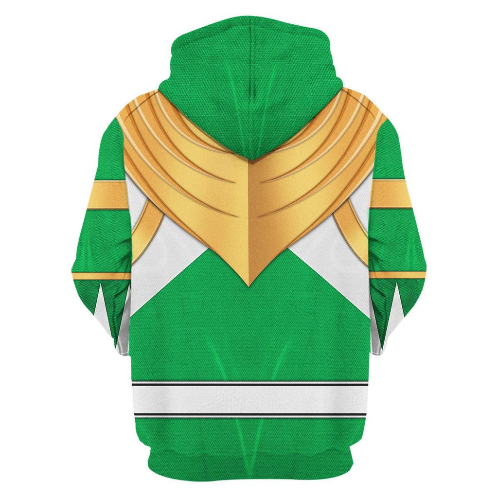 Green Ranger Dragon Shield Hoodies Sweatshirt T-shirt Hawaiian 1076 - Gearhomie.com