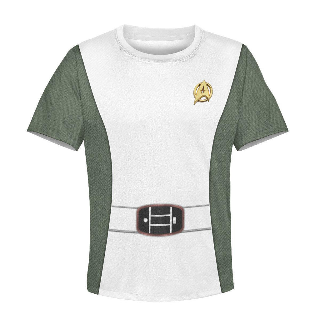 James T. Kirk Uniform Cosplay Kid Hoodie Sweatshirt T-Shirt - Gearhomie.com