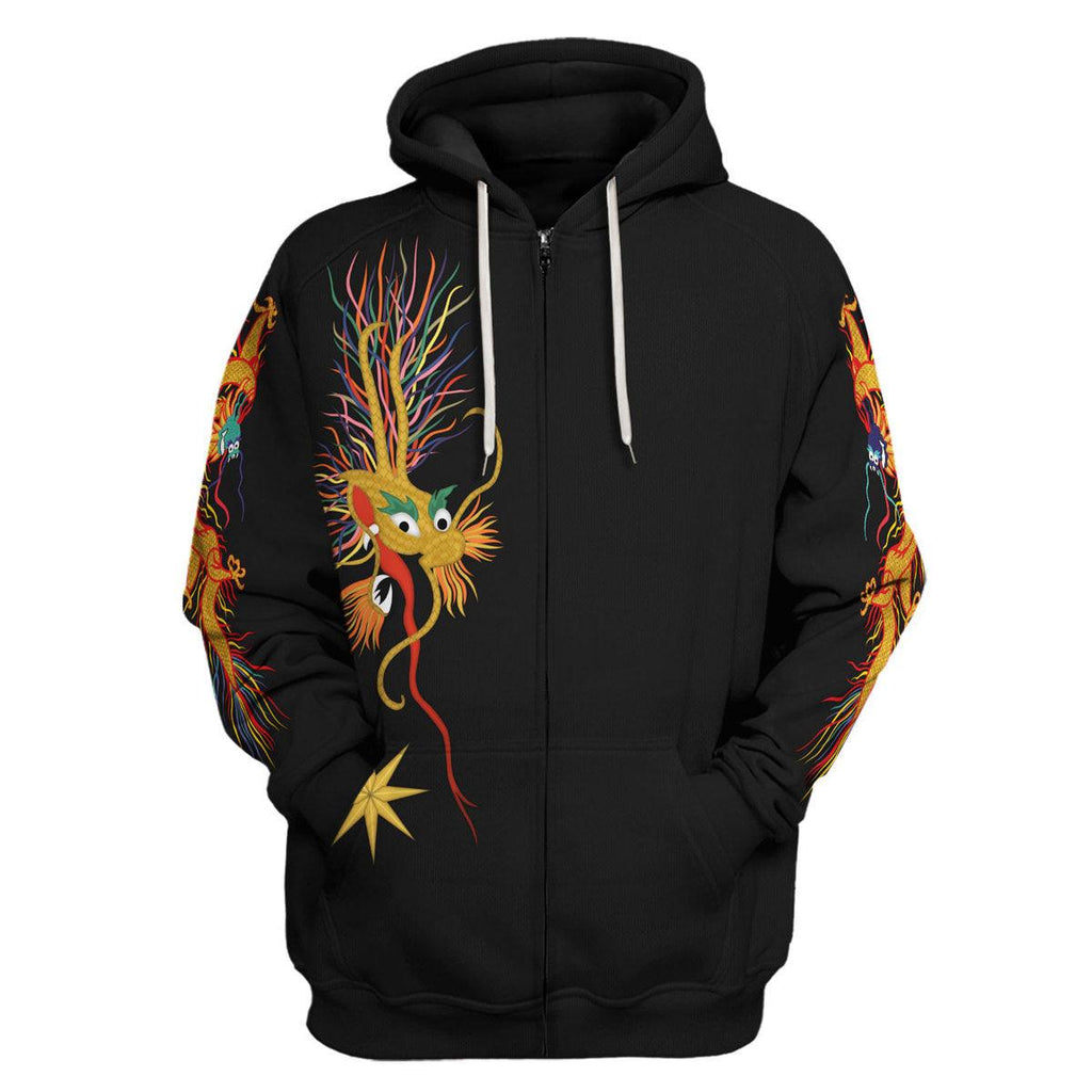 Jimmy Page Dragon Suit Costume Hoodie Sweatshirt T-Shirt Tracksuit - Gearhomie.com