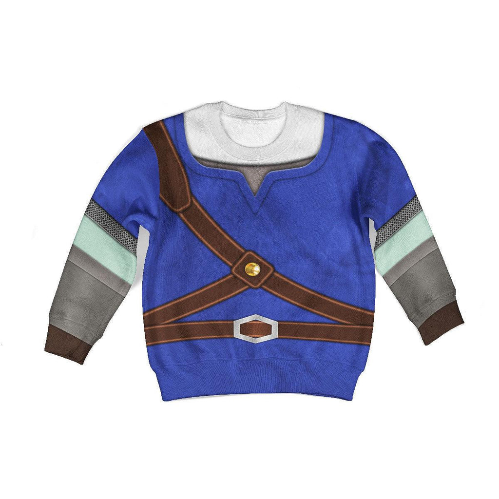 Knights of Skyloft Blue Costume Kid Tops Hoodie Sweatshirt T-Shirt - Gearhomie.com