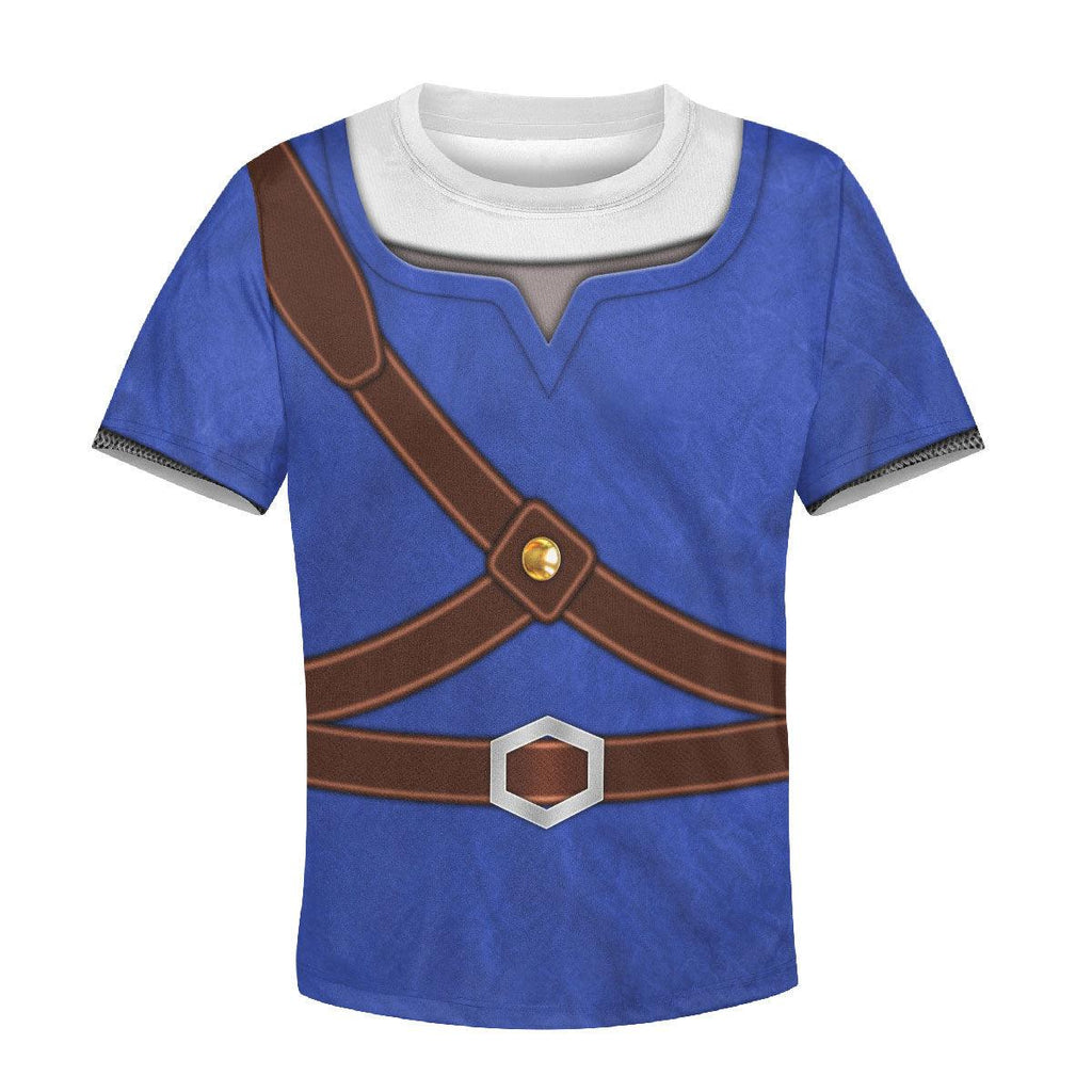 Knights of Skyloft Blue Costume Kid Tops Hoodie Sweatshirt T-Shirt - Gearhomie.com