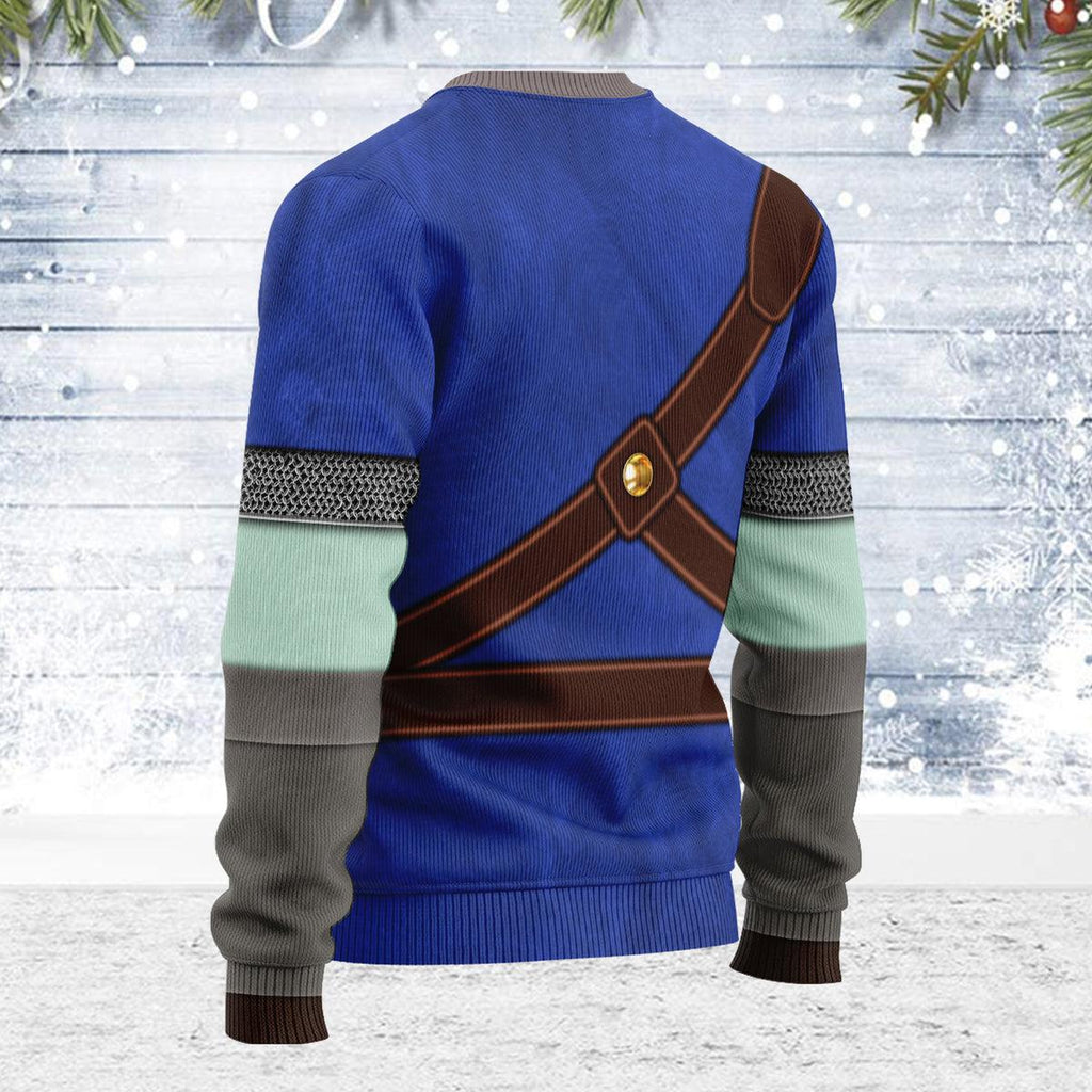 Knights of Skyloft Blue Themed Costume Unisex Christmas Wool Sweater - Gearhomie.com