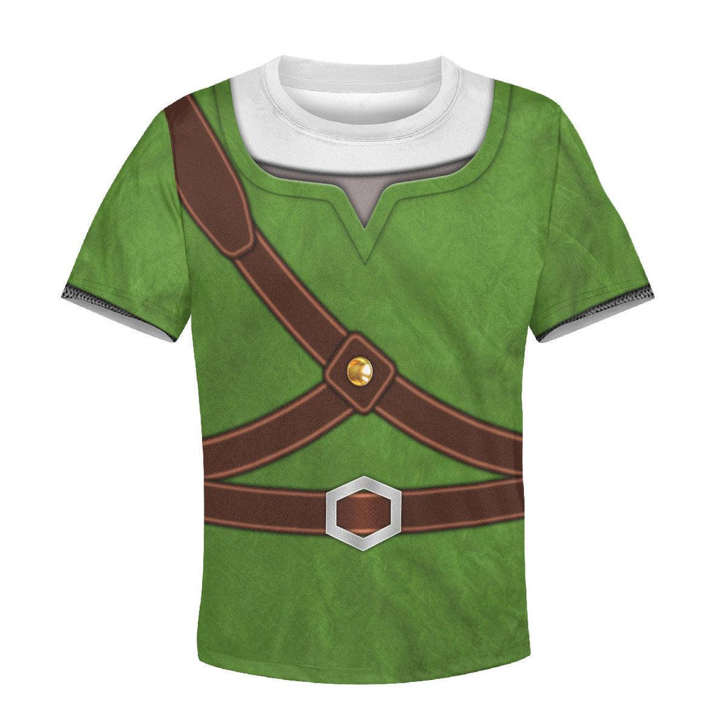 Knights of Skyloft Green Costume Kid Tops Hoodie Sweatshirt T-Shirt - Gearhomie.com