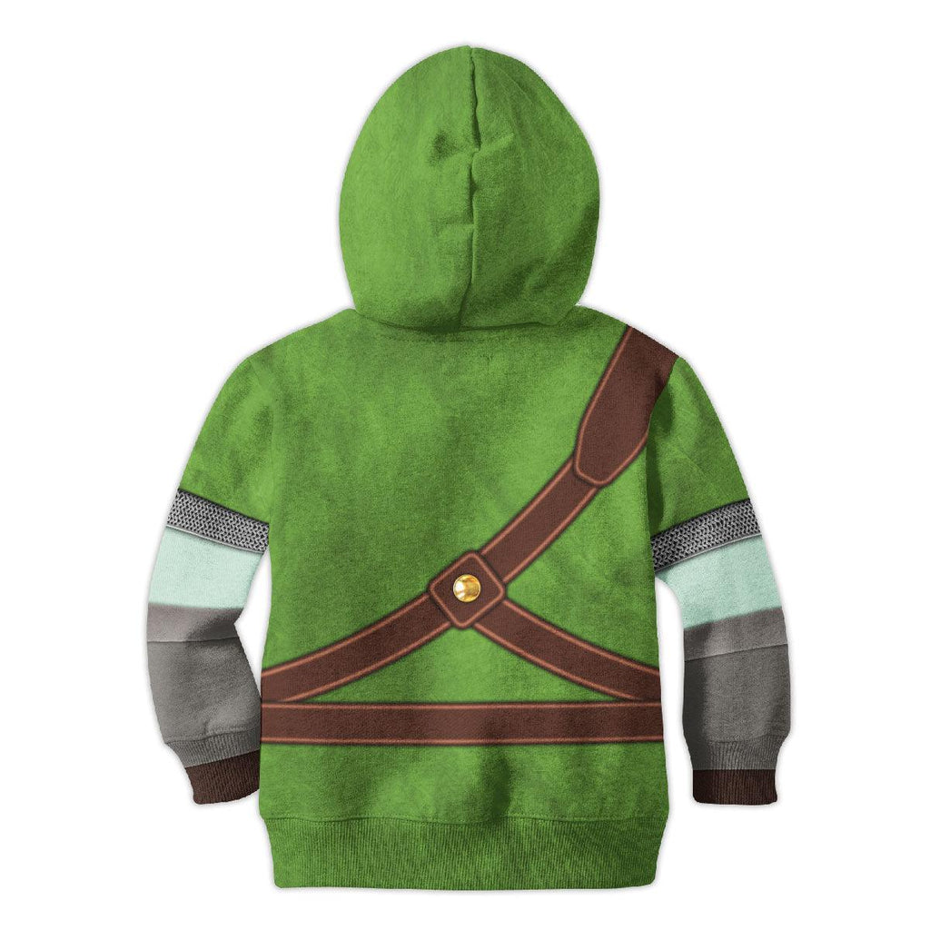 Knights of Skyloft Green Costume Kid Tops Hoodie Sweatshirt T-Shirt - Gearhomie.com