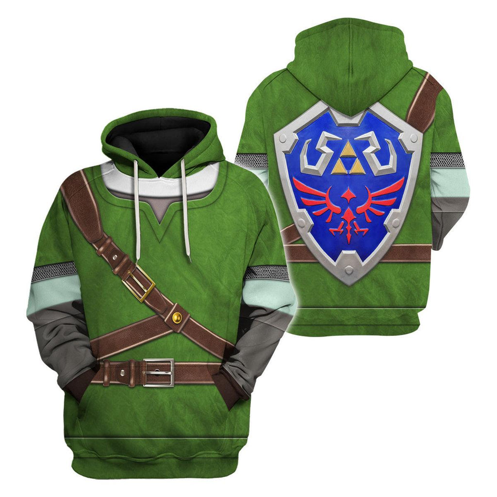 Knights of Skyloft Green Shield Unisex Hoodie Sweatshirt T-shirt Sweatpants Cosplay - Gearhomie.com