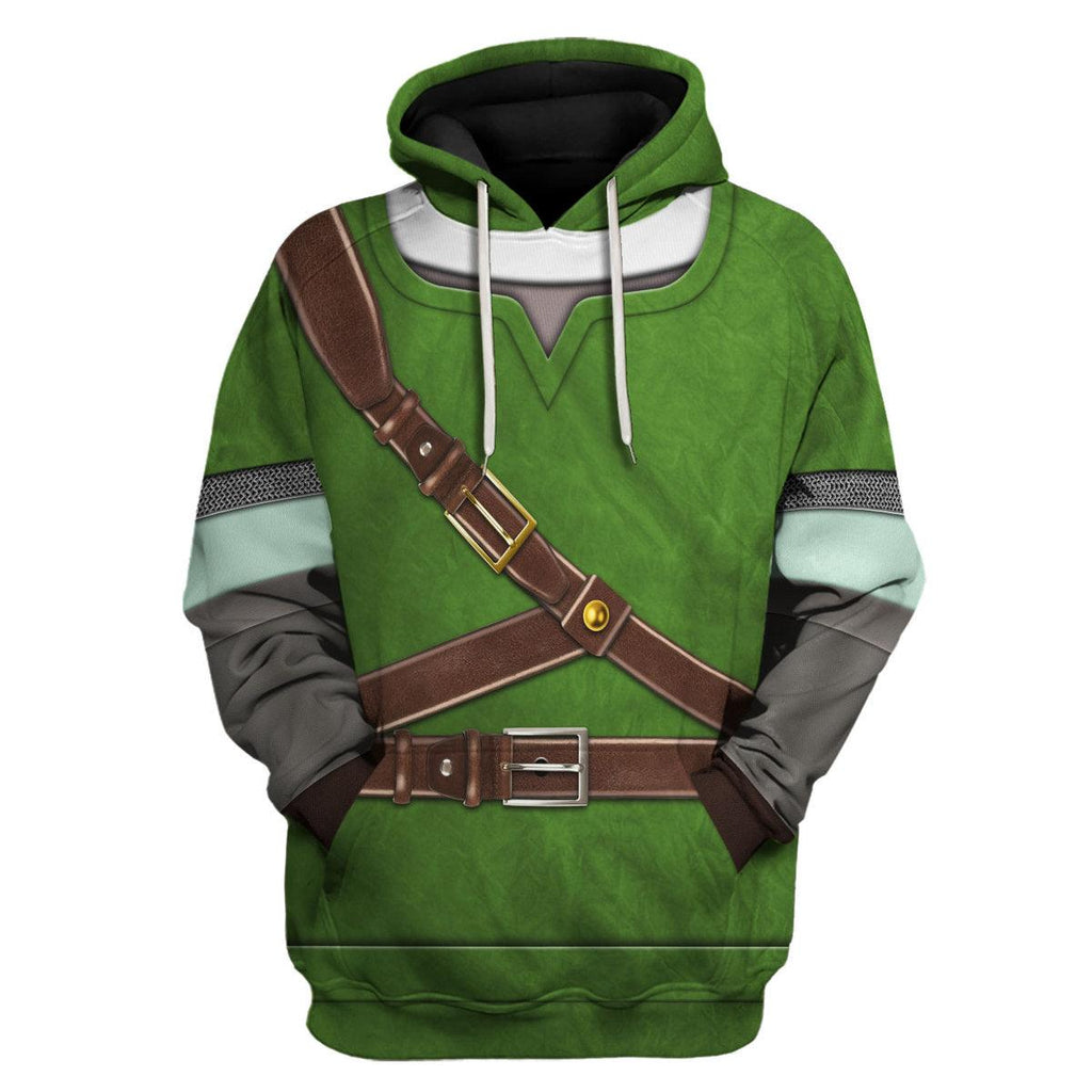 Knights of Skyloft Green Shield Unisex Hoodie Sweatshirt T-shirt Sweatpants Cosplay - Gearhomie.com