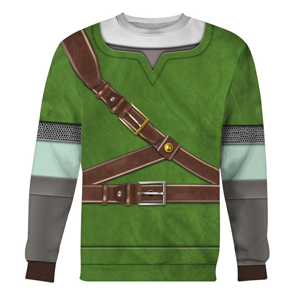 Knights of Skyloft Green Shield Unisex Hoodie Sweatshirt T-shirt Sweatpants Cosplay - Gearhomie.com