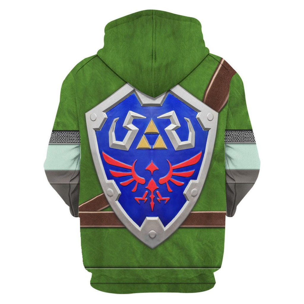 Knights of Skyloft Green Shield Unisex Hoodie Sweatshirt T-shirt Sweatpants Cosplay - Gearhomie.com