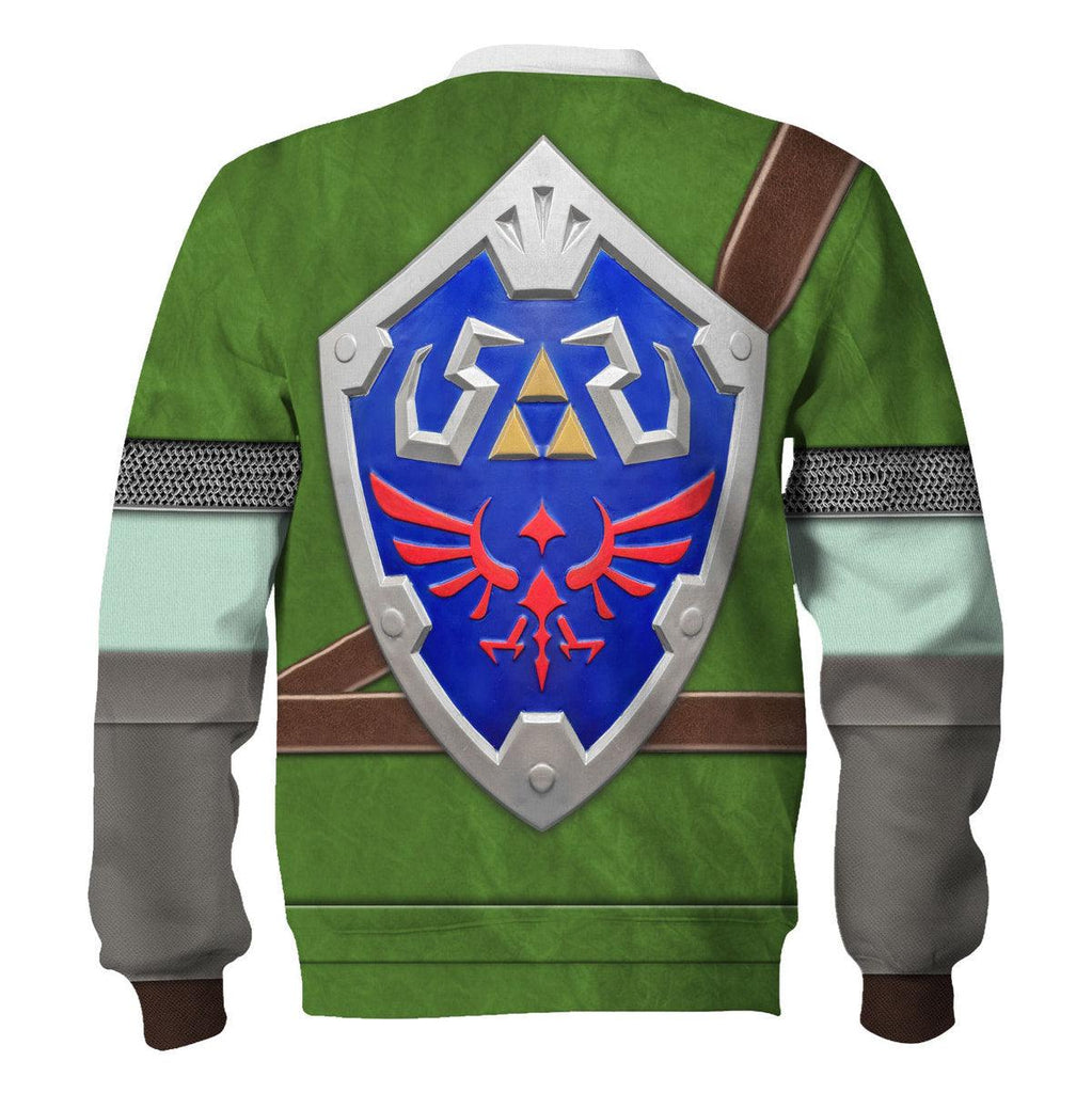 Knights of Skyloft Green Shield Unisex Hoodie Sweatshirt T-shirt Sweatpants Cosplay - Gearhomie.com