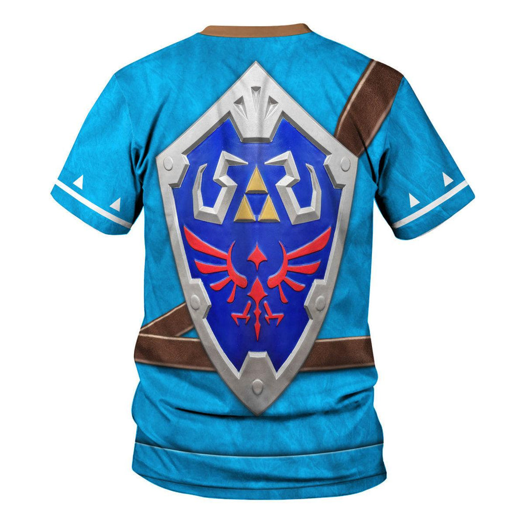 Link Attire Champion's Tunic Shield Unisex Hoodie Sweatshirt T-shirt Sweatpants Cosplay - Gearhomie.com